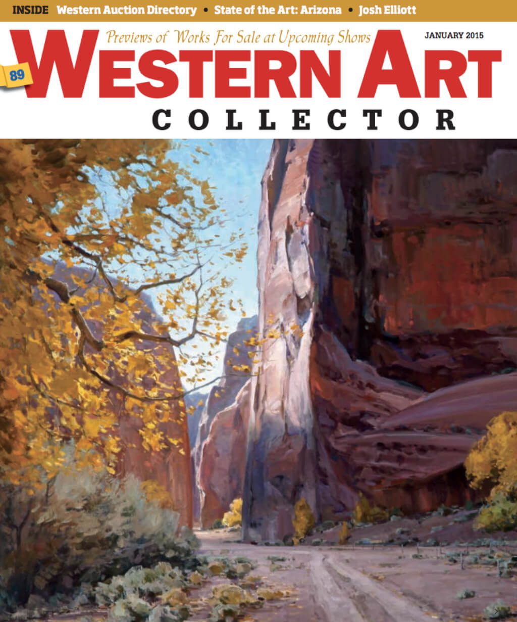Western art collector, intruding on the west cover picture